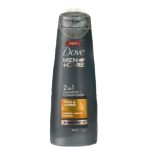 Men Care Thick & Strong Caffeine+Amino Formula 2in1 Shampoo+Conditioner for Reduces Hairfall 340ml (Indian)