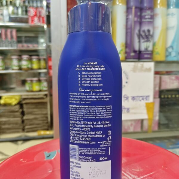 Nivea body milk lotion